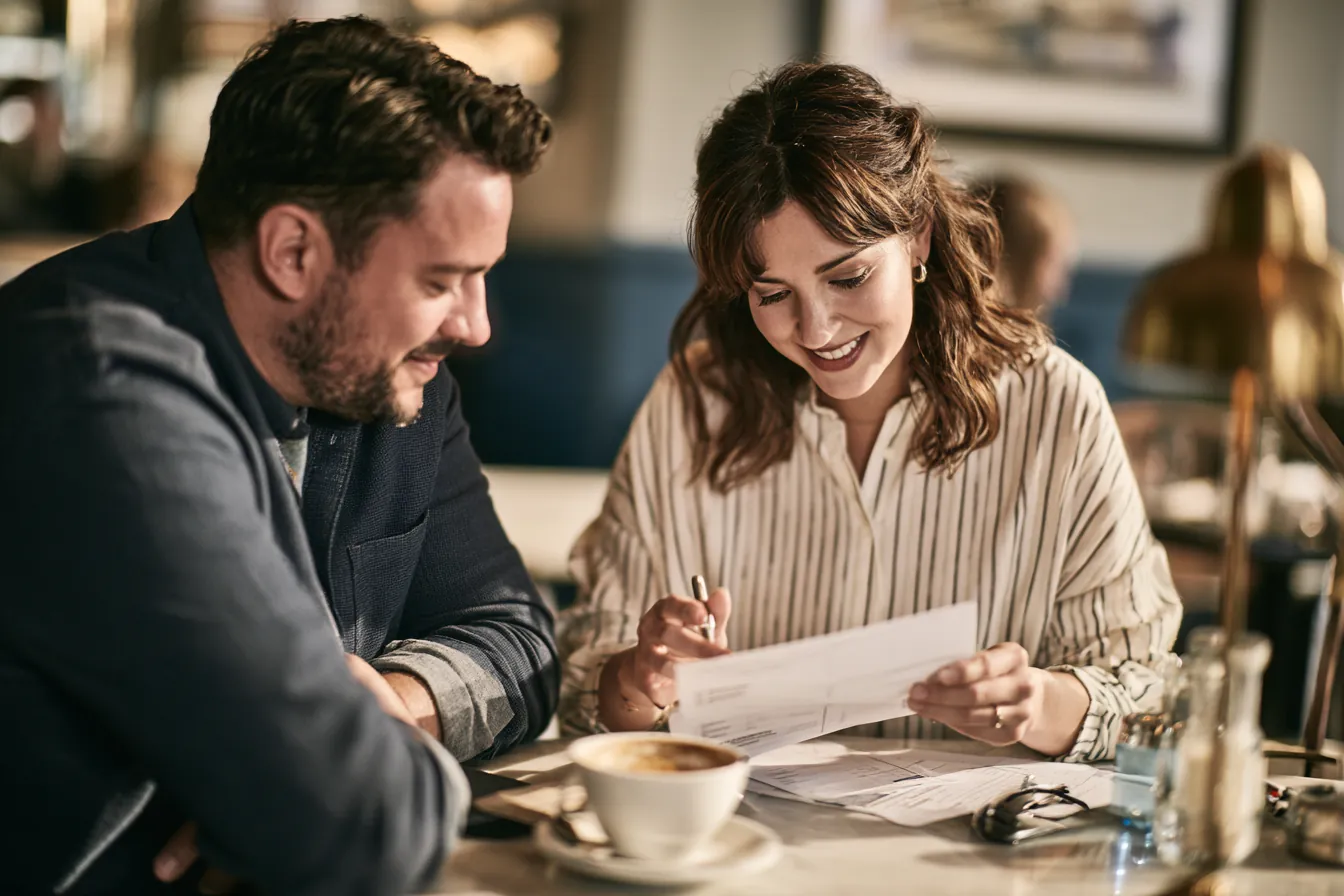 Borrower comparing personal loan lender offers on a laptop with notes on estimated APR ranges